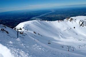 Stunning view from the summit at Mt Hutt 40 years after opening. 